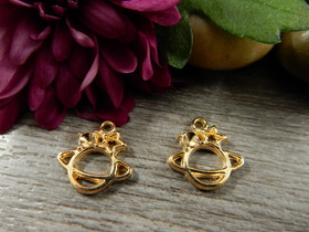 Planeettariipus, 13x12mm, vaaleakulta, 1kpl