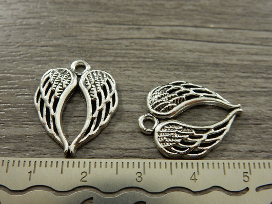 Siivetriipus, 22x17mm, kromi, 1kpl