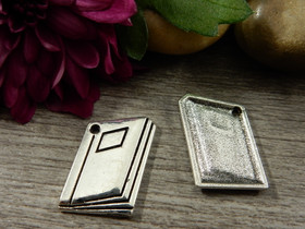 Kirjariipus, 13x9mm, kromi, 1kpl