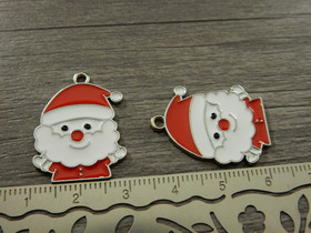 Joulupukkiriipus, 27x20mm, moniväri, 1kpl