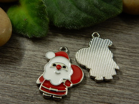 Joulupukkiriipus, 23x15mm, moniväri, 1kpl