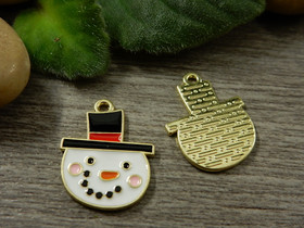 Lumiukkoriipus, 21x17mm, moniväri, 1kpl