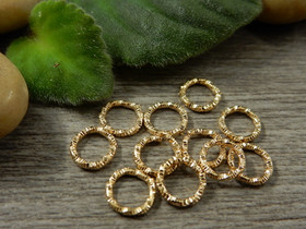 Välirengas kierre, 8x1.1mm, avattava, vaaleakulta, 50kpl