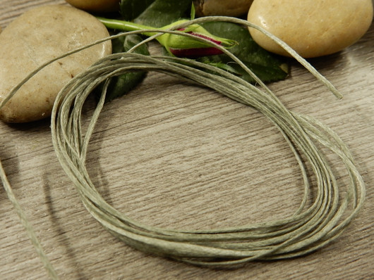 Vahattu nauha, 1mm, harmaa, 1m