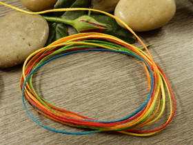 Vahattu nauha, 1mm, mixväri, 1m