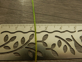 Vahattu nauha, 1mm, mixväri, 1m