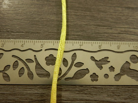 Satiininyöri, 2mm, mixväri, 1m