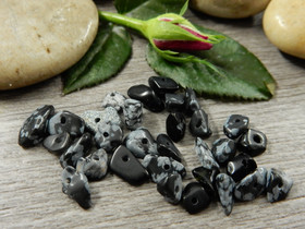 Kivisiruhelmi lumihiutaleobsidiaani, 3-14mm, moniväri, 20kpl