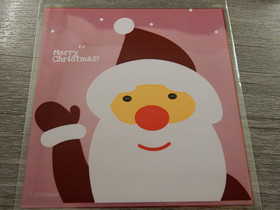 Sellofaanipussi, 10x14cm, joulupukki, 1kpl