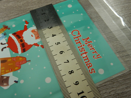 Sellofaanipussi, 10x14cm, joulu, 1kpl