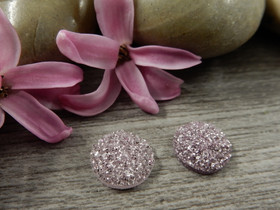 Kapussi glitter, 10mm, vaaleapurppura, 1kpl