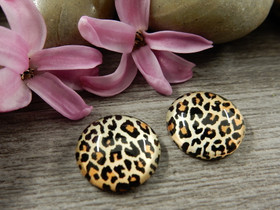 Kapussi kuvio, 14mm, ruskea, 1kpl