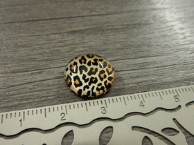 Kapussi kuvio, 14mm, ruskea, 1kpl