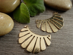 Sulkariipus/linkki, 22x31mm, vaaleakulta, 1kpl