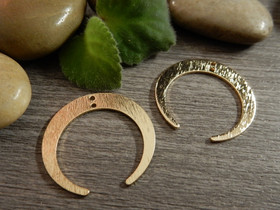 Kuuriipus/linkki, 28x29mm, vaaleakulta, 1kpl