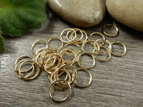 Välirengas, 8x0.7mm, avattava, vaaleakulta, 50kpl