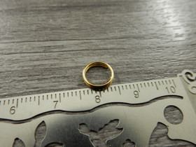 Välirengas, 8mm, tupla/kulta, 50kpl