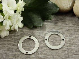 Ympyräriipus/linkki, 16mm, rst, 1kpl