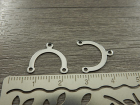 Kaaririipus/linkki , 16x15mm, rst, 1kpl