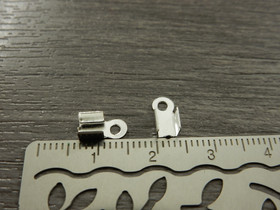 Nauhanpää, 9x4mm, kirkashopea, 20kpl