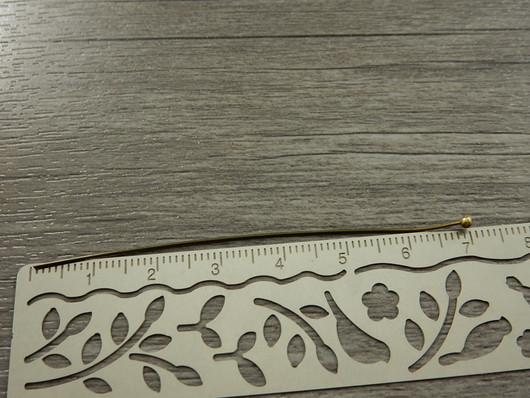 Korupiikki pallopää, 70x0.6mm, pronssi, 20kpl