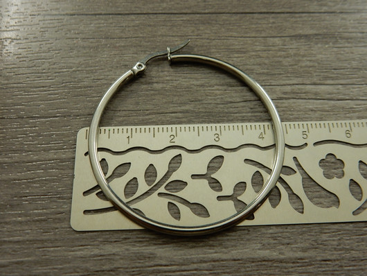 Korvakorurengas, 43.5x2mm, rst, 1pari