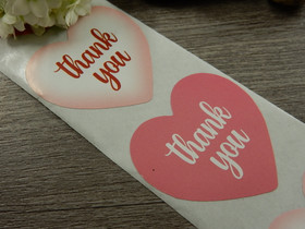 Thank you tarra, 38mm, moniväri, 10kpl