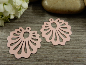 Kukkariipus, 25x24mm, vaaleanpunainen, 1kpl