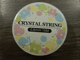 Joustolanka, 0.8mm, musta, 10m