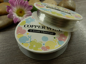 Kuparilanka, 0.4mm/kromi/15m