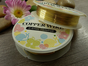 Kuparilanka, 0.4mm/kulta/15m