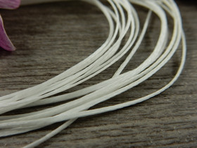 Vahattu nauha, 0.8mm, valkoinen, 1m