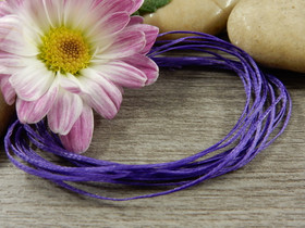 Vahattu nauha, 0.8mm, tummanliila, 1m