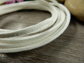 Tekomokka nauha, 2.7x1.4mm, valkoinen, 1m