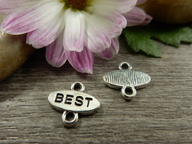 Bestriipus/linkki, 10x21mm, kromi, 1kpl