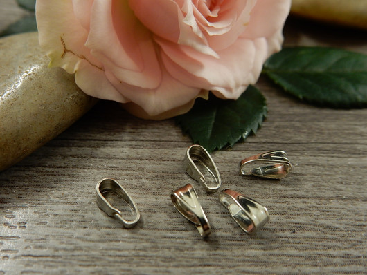 Riipuspidike, 7x3x3.5mm, kromi, 1kpl