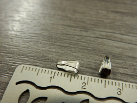 Riipuspidike, 7x3x3.5mm, kromi, 1kpl