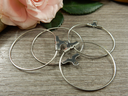 Korukehys ympyrä, 25x0.6mm, rst, 2kpl