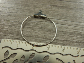 Korukehys ympyrä, 25x0.6mm, rst, 2kpl