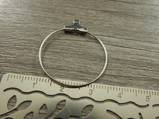 Korukehys ympyrä, 25x0.6mm, rst, 2kpl