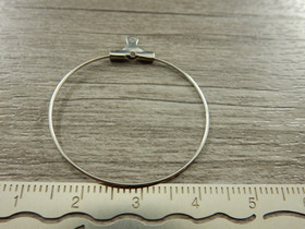 Korukehys ympyrä, 30x0.6mm, rst, 2kpl