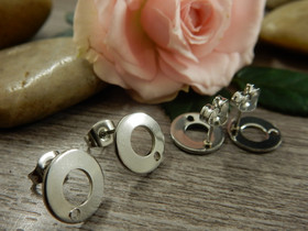 Korvakorutappi rengas+ lukko, 10x10mm, rst, 1pari