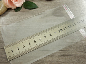 Sellofaanipussi, 8x14cm, kirkas, 1kpl