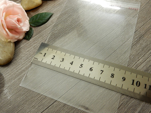 Sellofaanipussi 9x14cm, kirkas, 1kpl