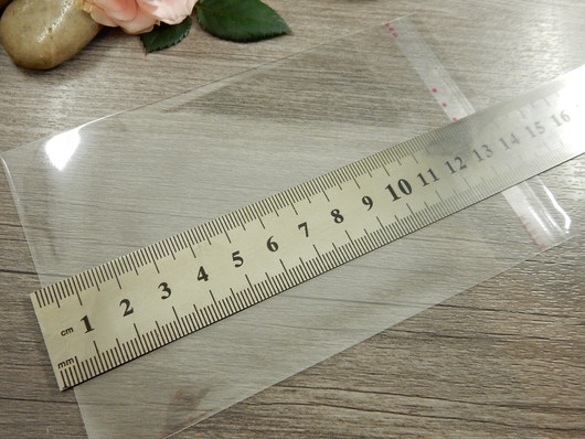 Sellofaanipussi 9x14cm, kirkas, 1kpl