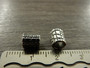 Metallihelmi putki, 7x6mm, kromi, 10kpl