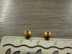 Metallihelmi stardust, 4mm, kulta, 20kpl