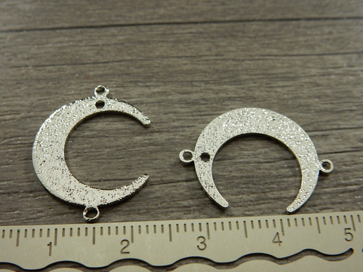 Kuuriipus/linkki stardust, 22x17mm, kromi, 1kpl