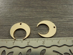 Kuuriipus, 14x14mm, vaaleakulta, 1kpl