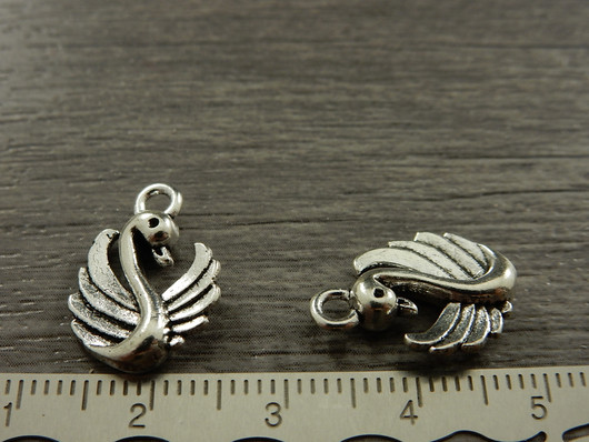 Joutsenriipus, 17x12mm, kromi, 1kpl